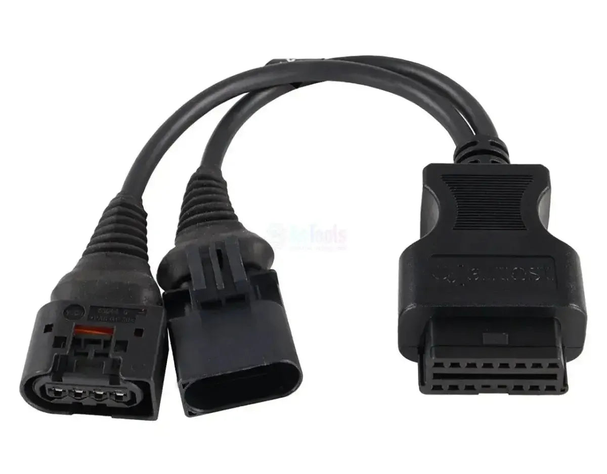 Jaltest (JDC567A) | AGCO Sisu cavo adattatore OBD 4+4 pin - OBD2 16 pin | Veicolo agricolo