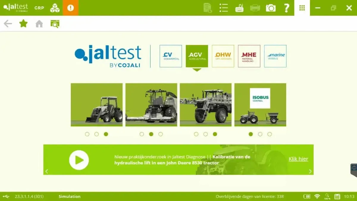 Jaltest AGV (Agricolo) Strumento di diagnosi