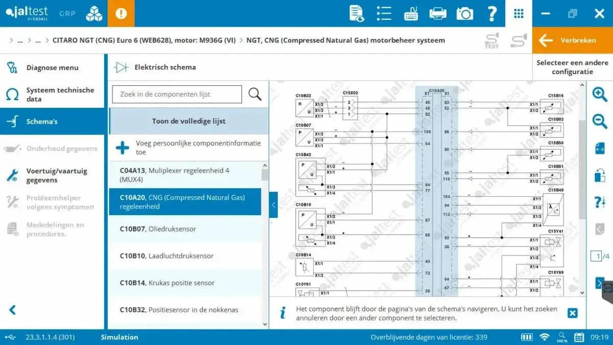 Jaltest Autobus Strumento di diagnosi