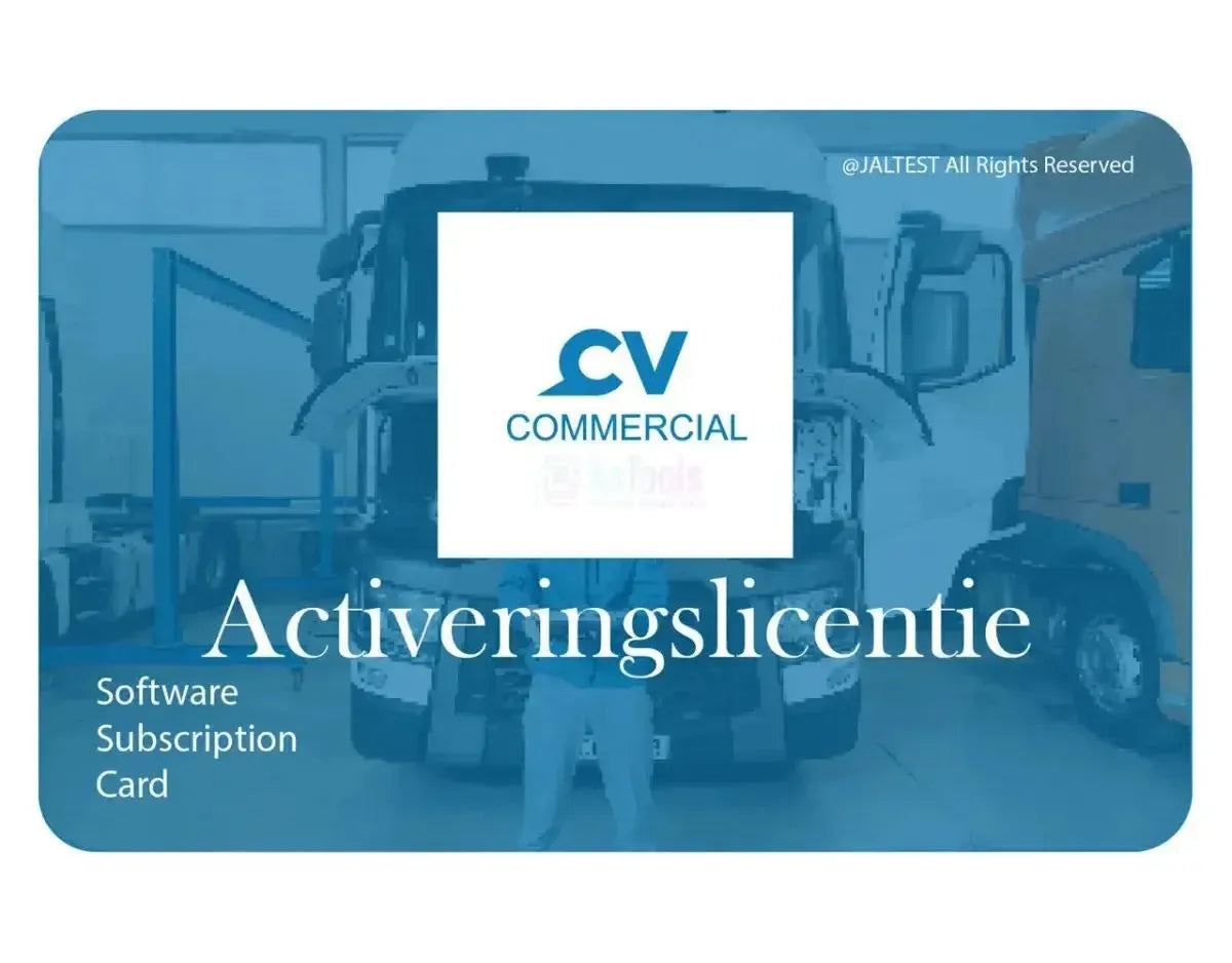 Jaltest (293600) | Veicolo commerciale leggero (Modulair) | Licenza software
