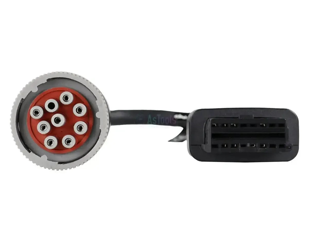 Jaltest (JDC505A) | CAT/Perkins Cavo adattatore 9 pin OBD - 16 pin OBD2 | Motore a combustione