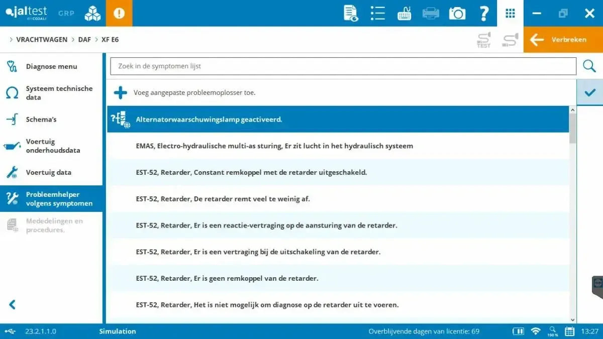 Jaltest CV (Veicoli Commerciali) Strumento di diagnosi