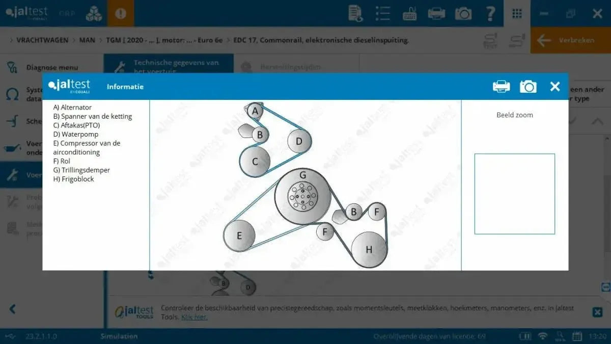 Jaltest CV (Veicoli Commerciali) Strumento di diagnosi