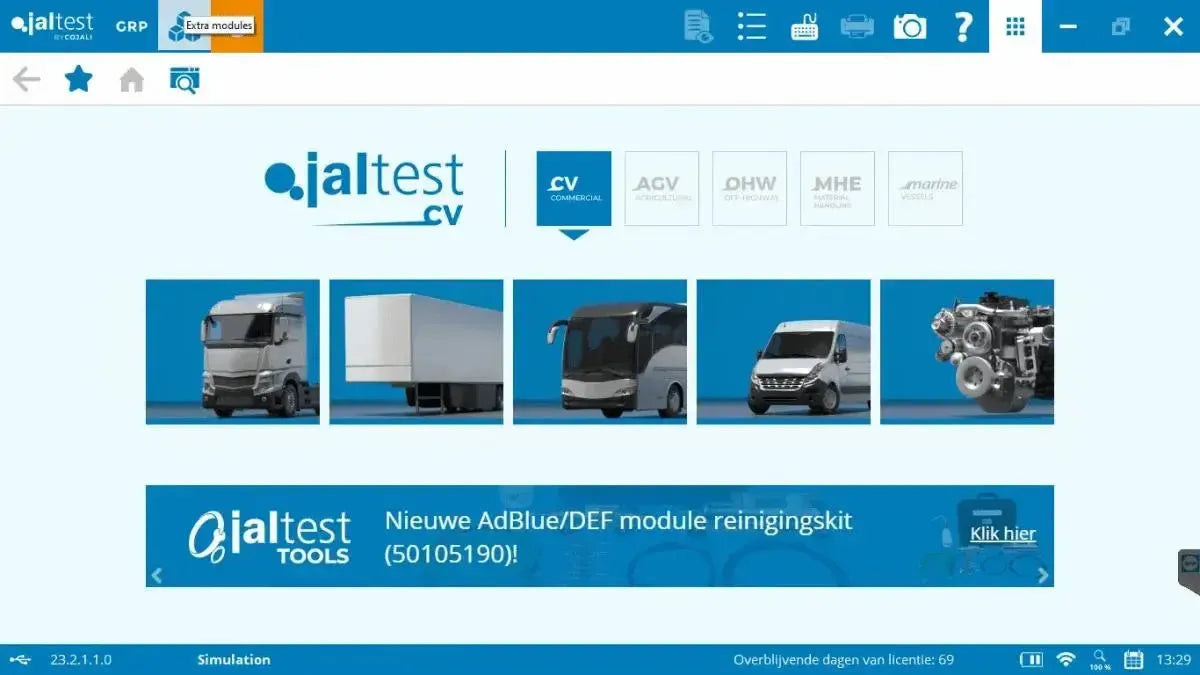 Jaltest CV (Veicoli Commerciali) Strumento di diagnosi