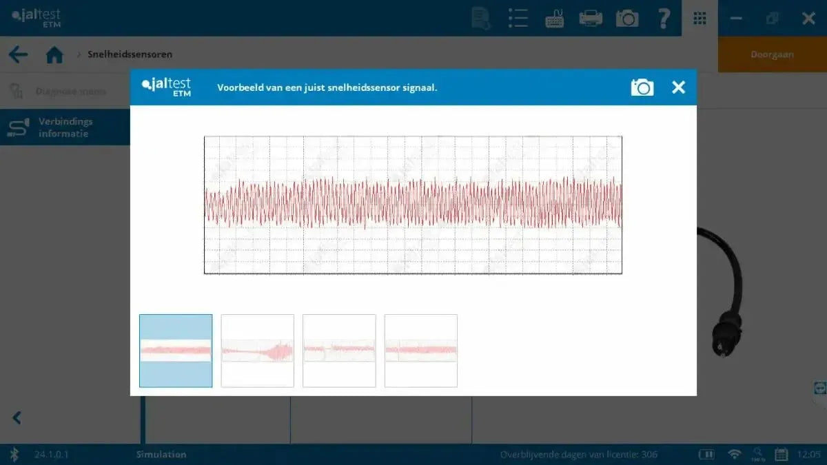 Jaltest cavo interfaccia ETM V9