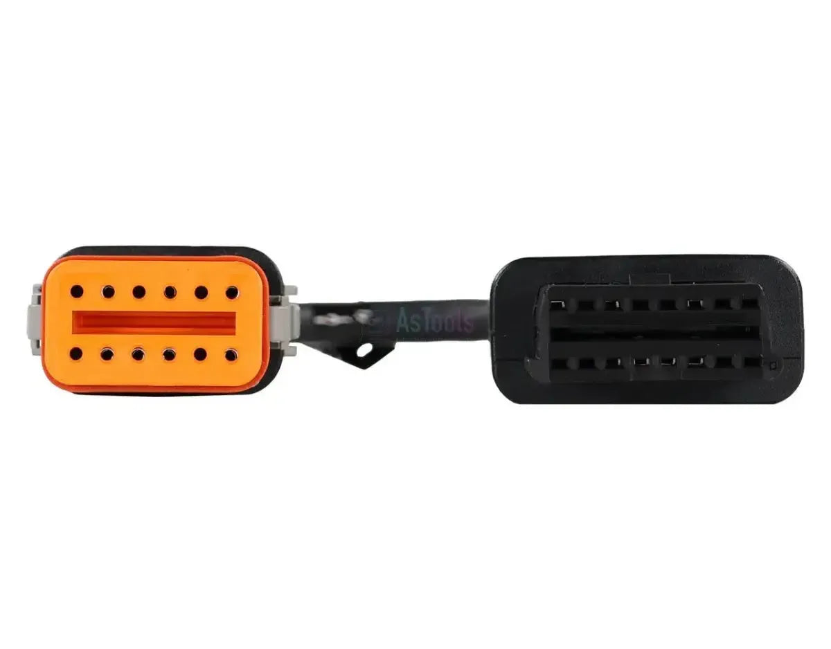 Jaltest (JDC536A) | Komatsu Cavo adattatore 12 pin OBD – 16 pin OBD2 | Macchina da cantiere e movimento terra