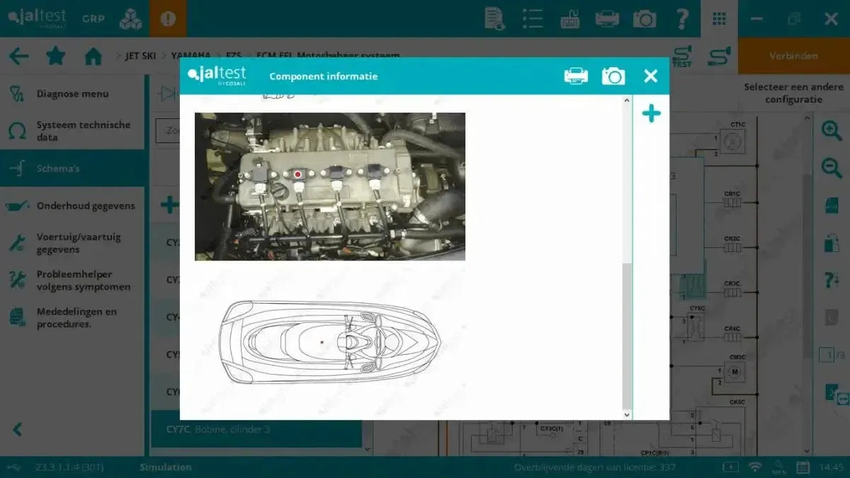 Jaltest Marine (Completo) Strumento di diagnosi