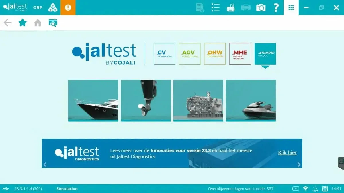 Jaltest Marine (Completo) Strumento di diagnosi