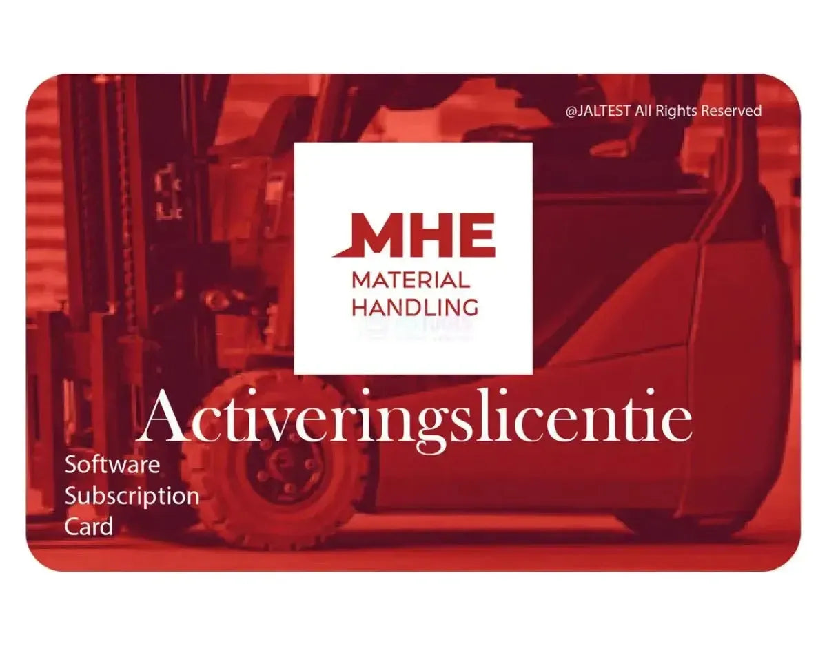 Jaltest (75001001) | MHE (Attrezzature per la movimentazione dei materiali) | Attivazione software