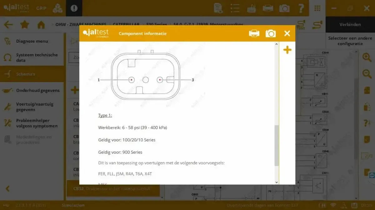 Jaltest OHW (Off-Highway) Strumento di diagnosi