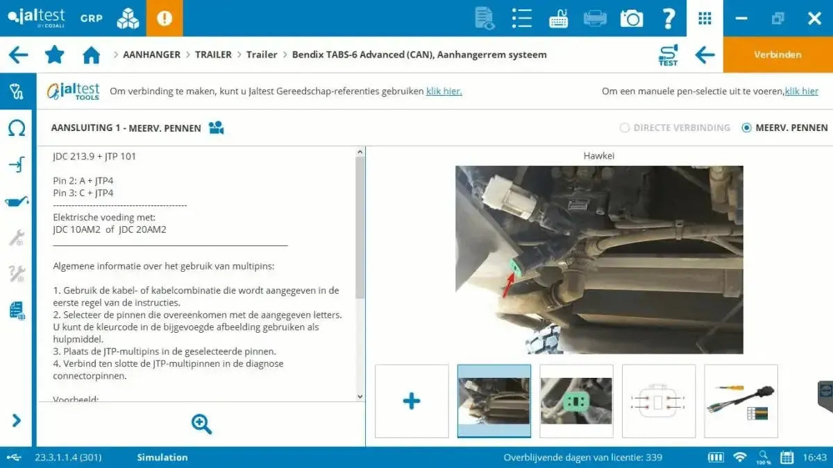 Jaltest Rimorchio Strumento di diagnosi