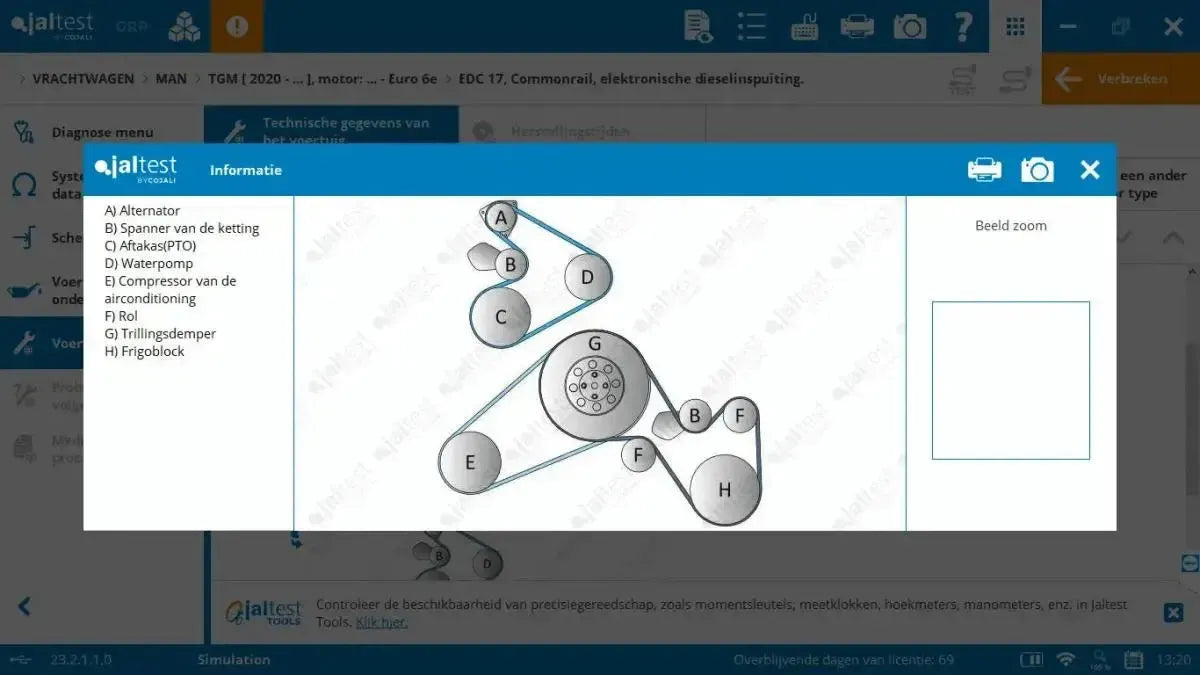 Jaltest Camion Strumento di diagnosi