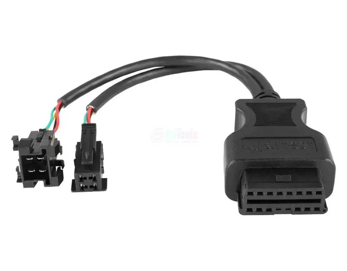 Jaltest (JDC304A) | Wabco ATC/MTS 4+4-pin OBD - 16-pin OBD2 Cavo adattatore | Autobus