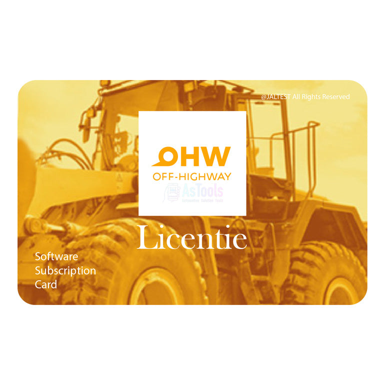 Jaltest (74001014) | OHW (Off-Highway) | Licenza software