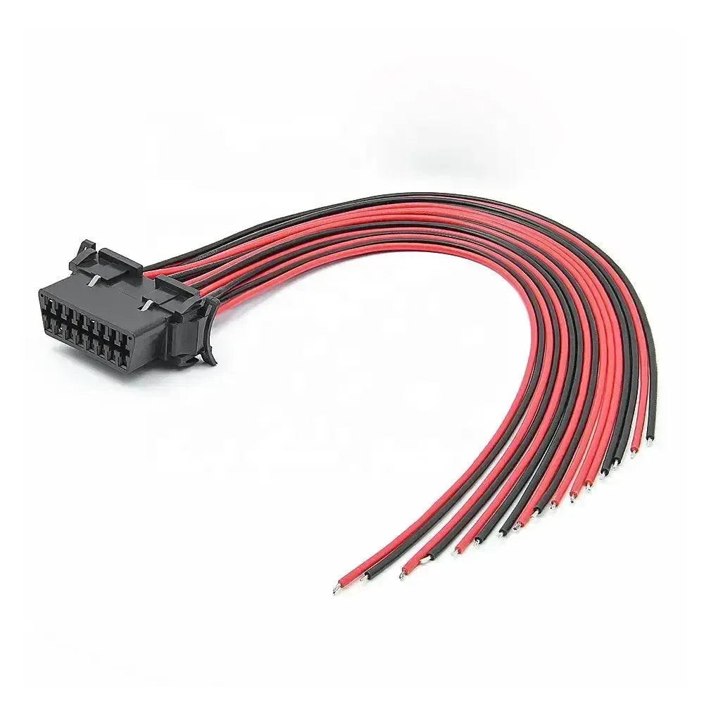 Kia/Hyundai Porta OBD2 a 16 pin (Femmina) con 16 Cavi a Punta Aperta – 30 cm