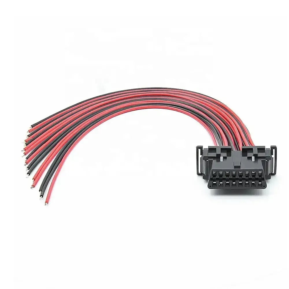 Kia/Hyundai Porta OBD2 a 16 pin (Femmina) con 16 Cavi a Punta Aperta – 30 cm