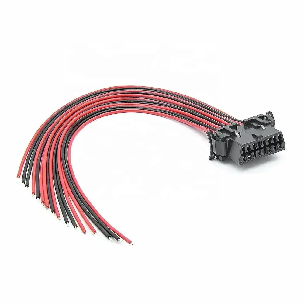 Kia/Hyundai Porta OBD2 a 16 pin (Femmina) con 16 Cavi a Punta Aperta – 30 cm