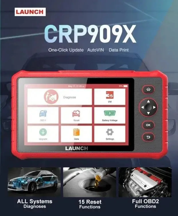 Launch Creader Professional CRP909X Auto Strumento di diagnosi