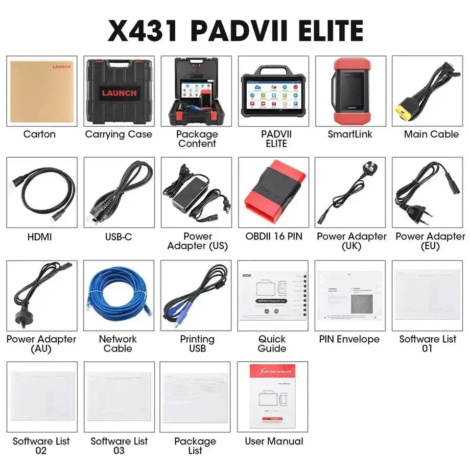 Launch X-431 PAD VII Elite Auto Strumento di diagnosi