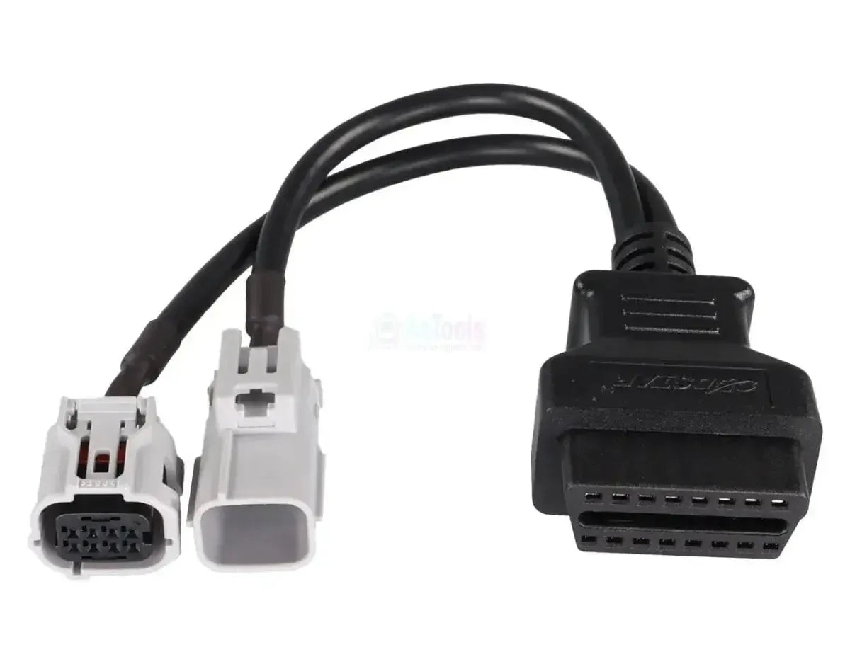 OBDSTAR (M048) | Aprilia 8+8-pin OBD – 16-pin OBD2 Cavo Adattatore | Moto