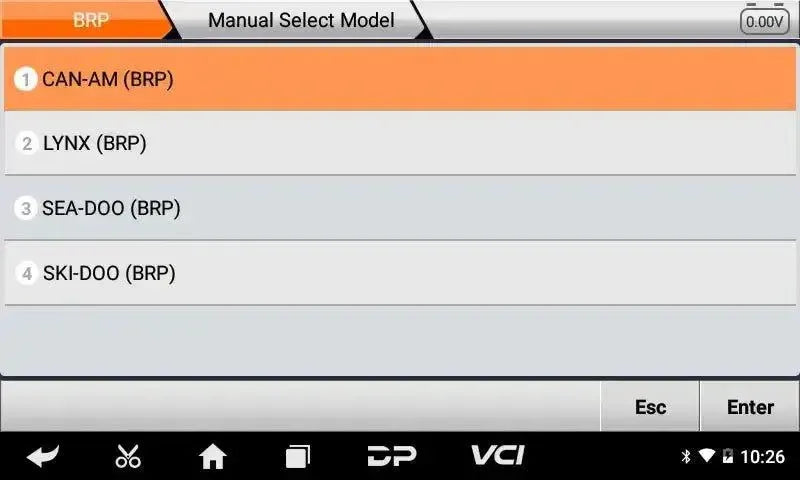 OBDSTAR IScan BRP Moto/Barca a motore Strumento di diagnosi