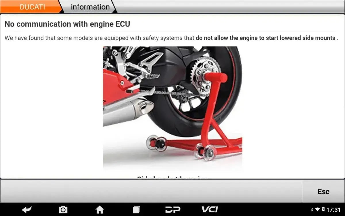 OBDSTAR IScan Ducati Moto Strumento di diagnosi