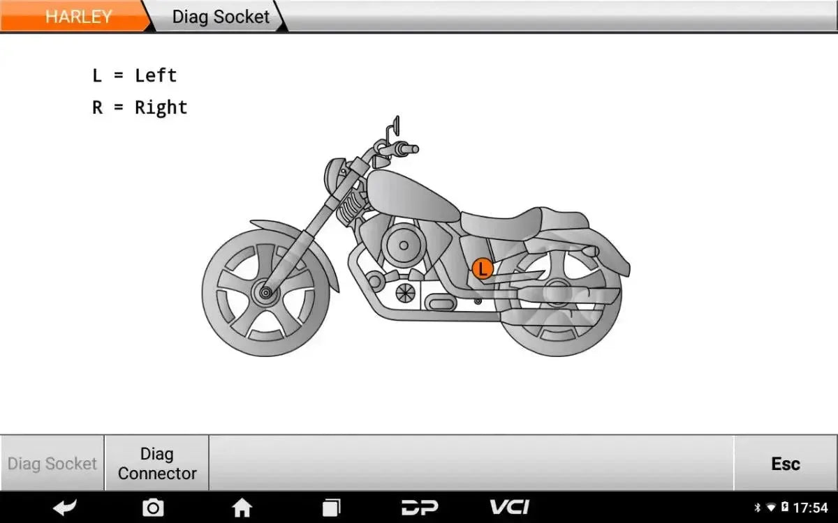 OBDSTAR IScan Harley Davidson Moto Strumento di diagnosi