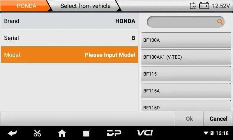 OBDSTAR IScan Honda (Marine) Strumento di diagnosi