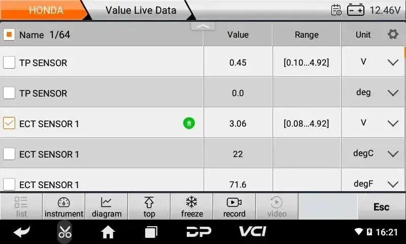 OBDSTAR IScan Honda (Marine) Strumento di diagnosi