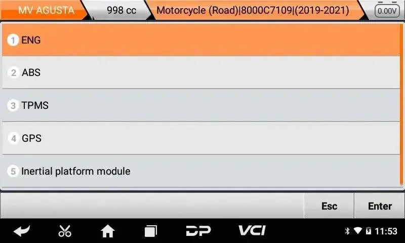 OBDSTAR IScan MV Agusta Moto Strumento di diagnosi