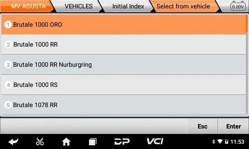 OBDSTAR IScan MV Agusta Moto Strumento di diagnosi