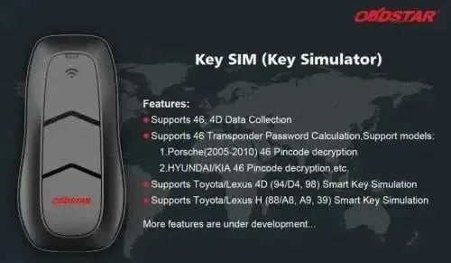 OBDSTAR Simulatore Chiavi SIM