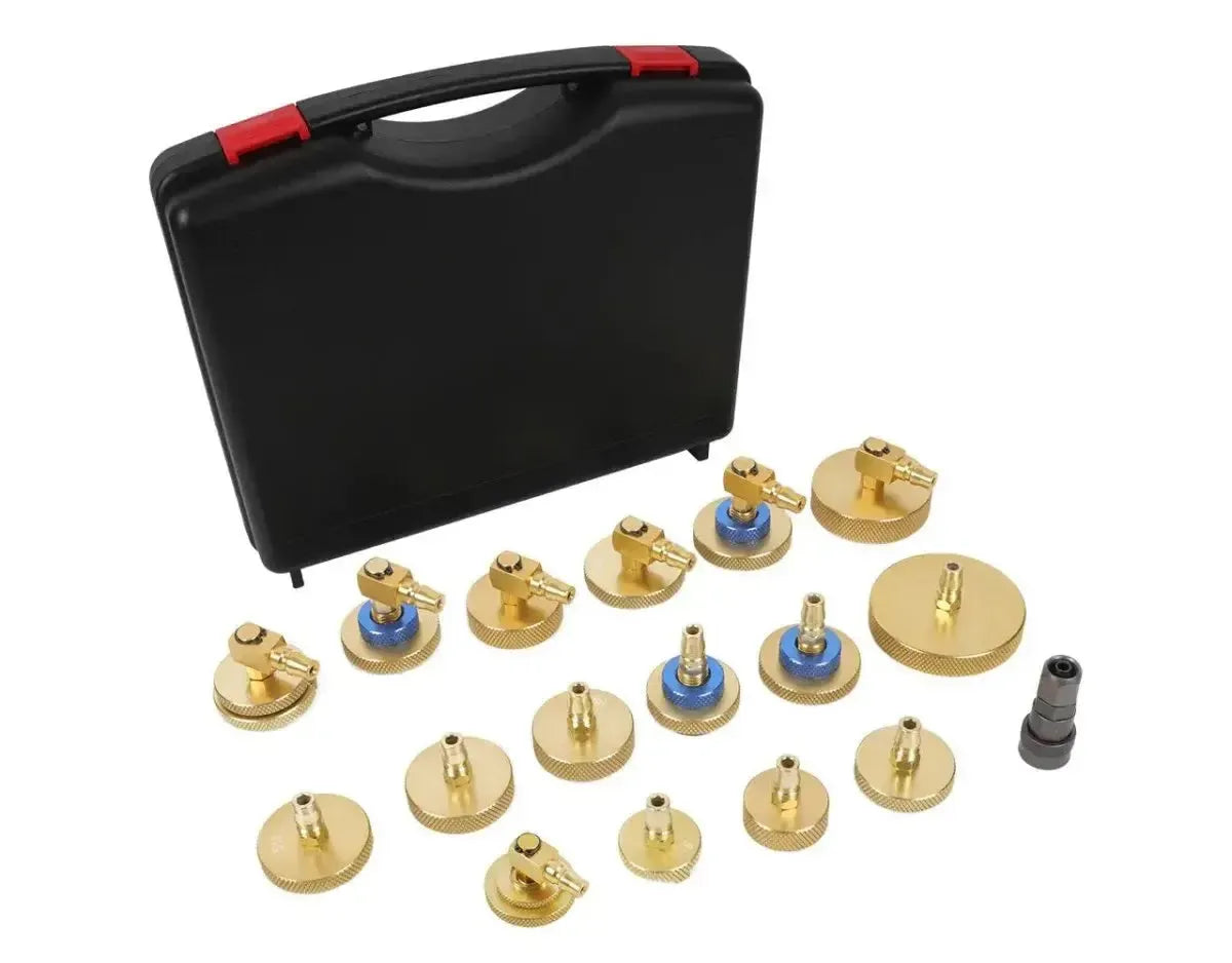 Set adattatori serbatoio liquido di raffreddamento 17 pezzi
