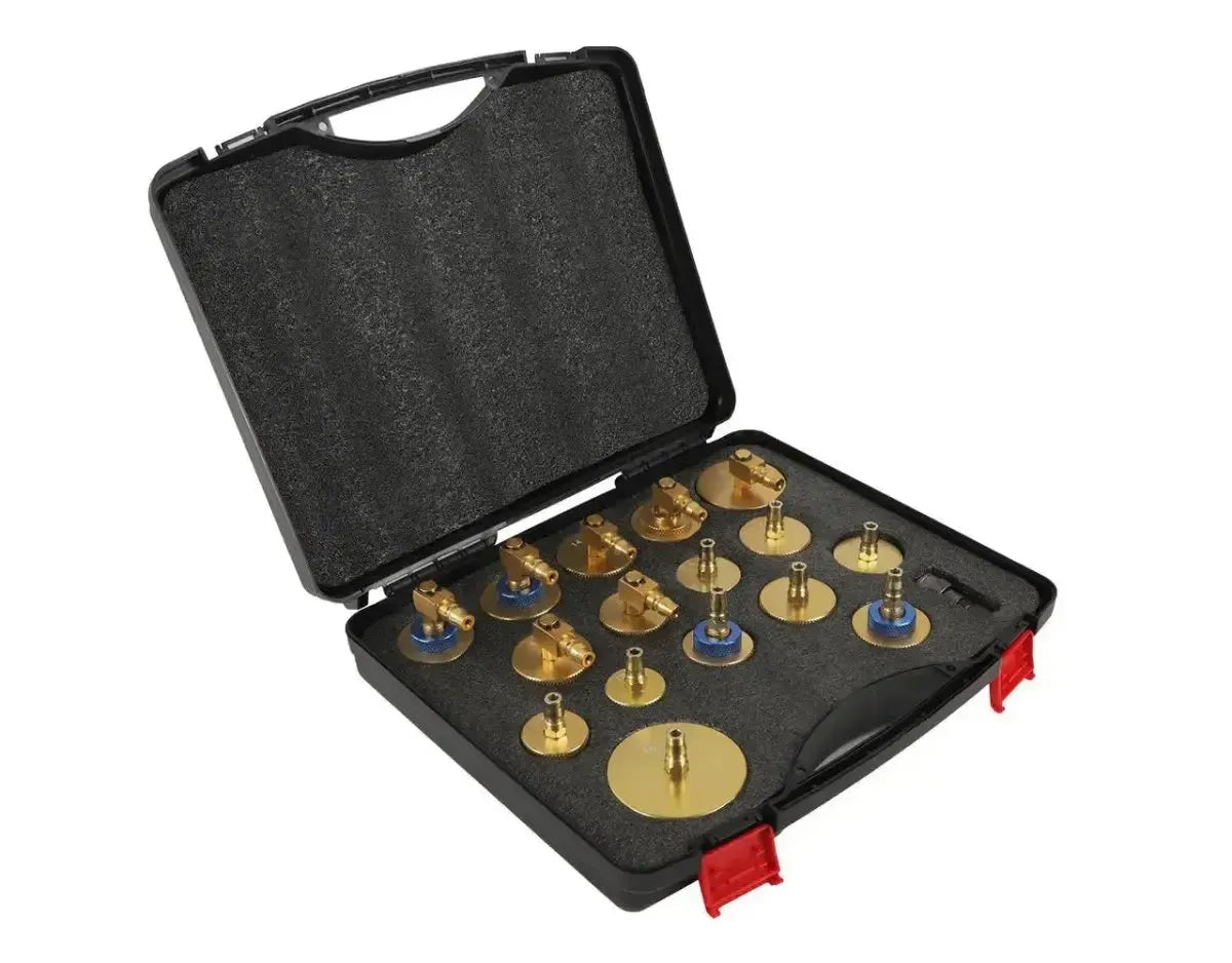 Set adattatori serbatoio liquido di raffreddamento 17 pezzi
