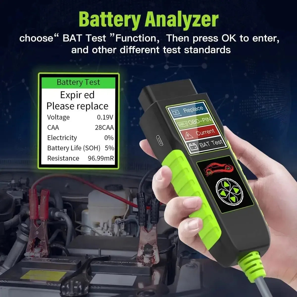 TopDiag BT400 Multifunzionale | Tester batteria