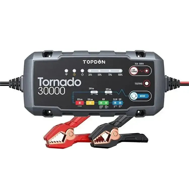 Topdon Tornado T30000 | Caricabatterie di mantenimento