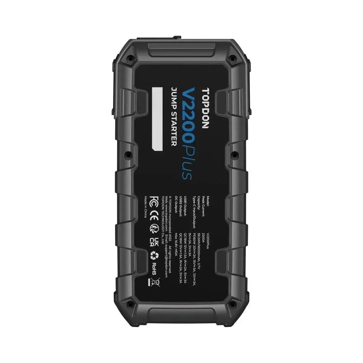 Topdon V2200Plus | Avviatore di emergenza