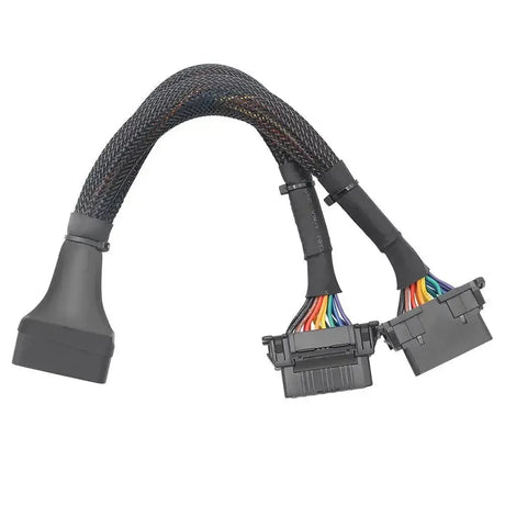 Cavo di prolunga e splitter universale OBD2 a 16 pin in nylon, 2 pezzi (30 cm)