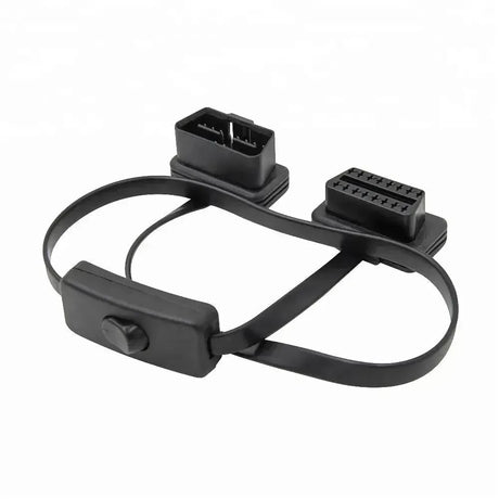Universale (A0055) | Cavo di prolunga piatto OBD2 a 16 pin con interruttore (60 cm) | Interfaccia