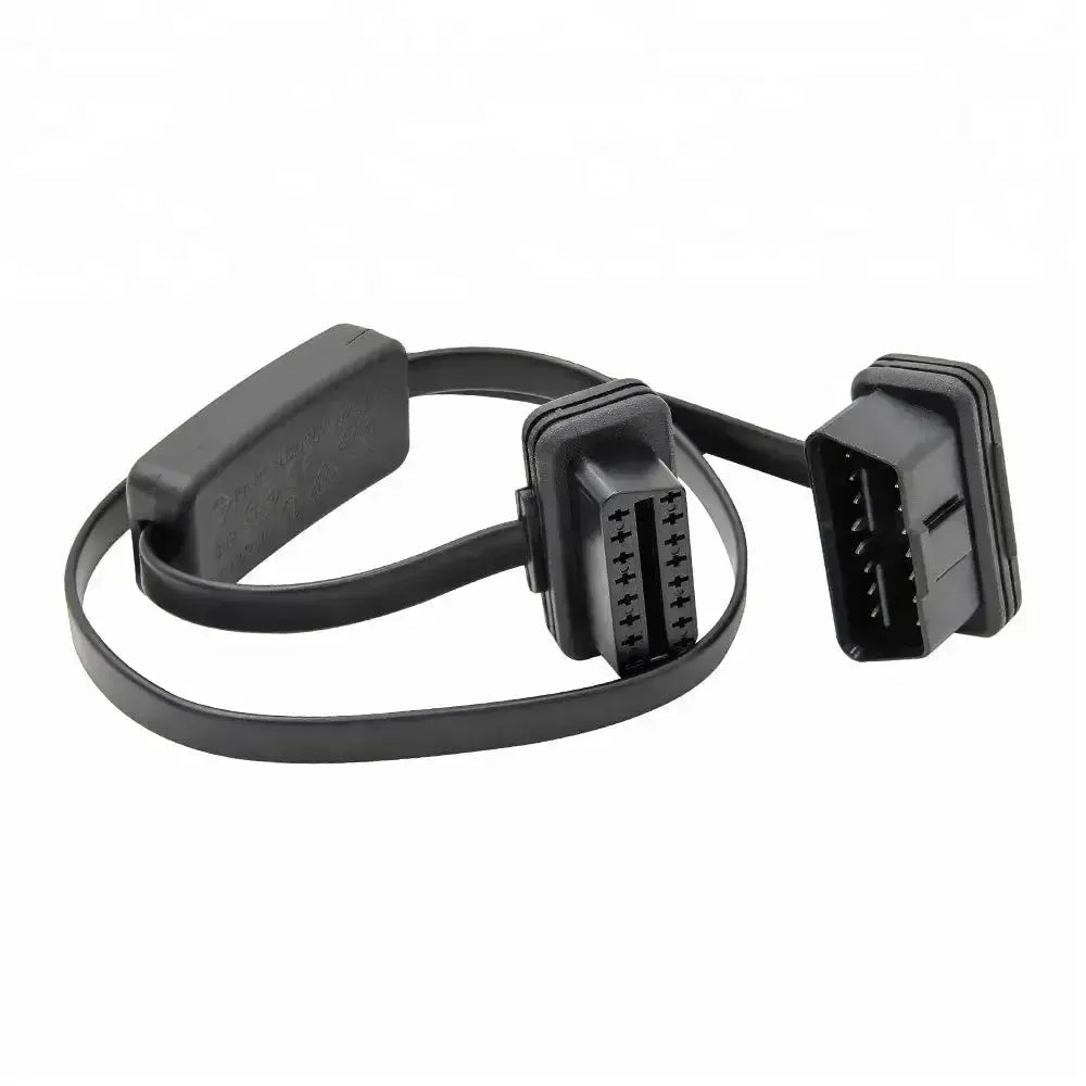 Universale (A0055) | Cavo di prolunga piatto OBD2 a 16 pin con interruttore (60 cm) | Interfaccia