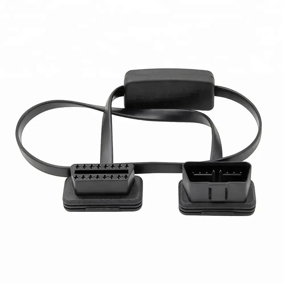 Universale (A0055) | Cavo di prolunga piatto OBD2 a 16 pin con interruttore (60 cm) | Interfaccia