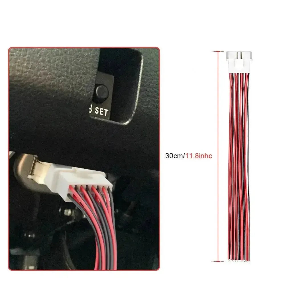 Universale connettore OBD2 a 16 pin (maschio) con 16 cavi a estremità aperta – 30 cm