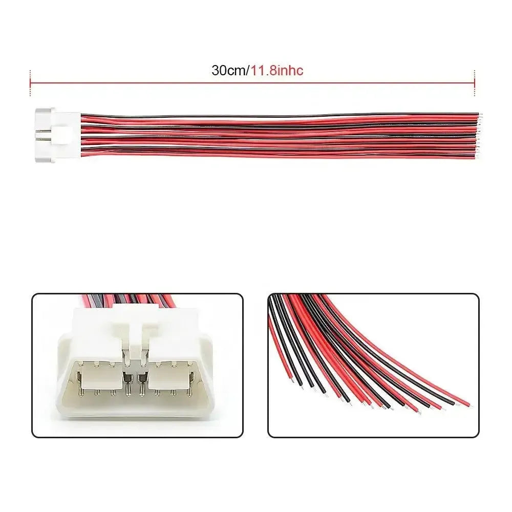 Universale connettore OBD2 a 16 pin (maschio) con 16 cavi a estremità aperta – 30 cm