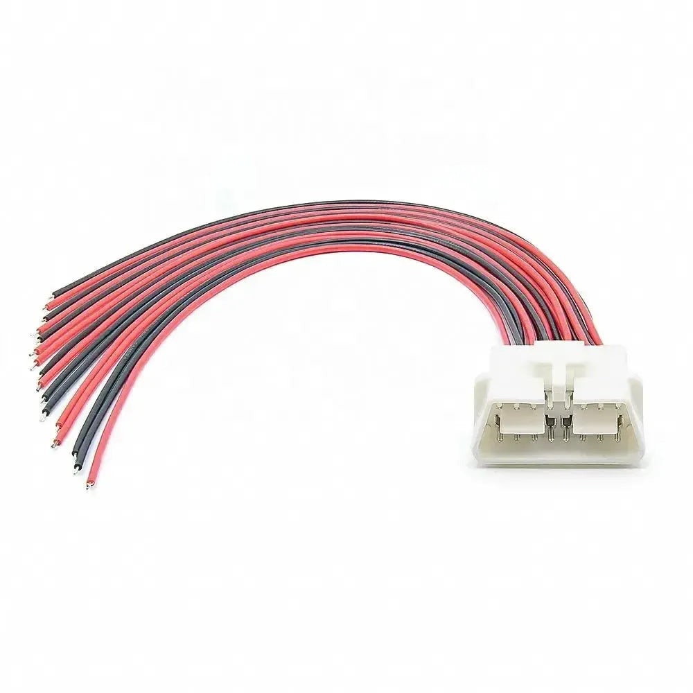 Universale connettore OBD2 a 16 pin (maschio) con 16 cavi a estremità aperta – 30 cm