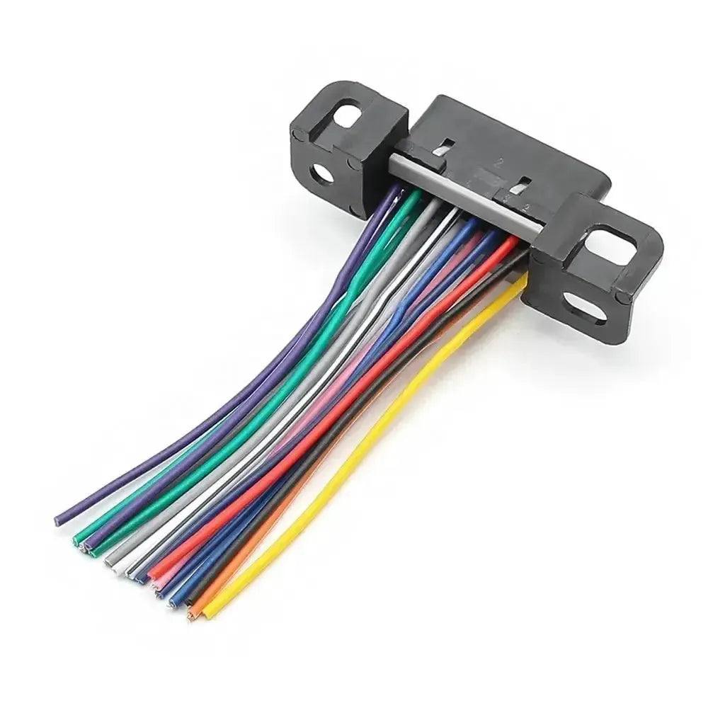 Porta OBD2 universale a 16 pin (femmina) con 16 cavi a estremità aperta - 10 cm