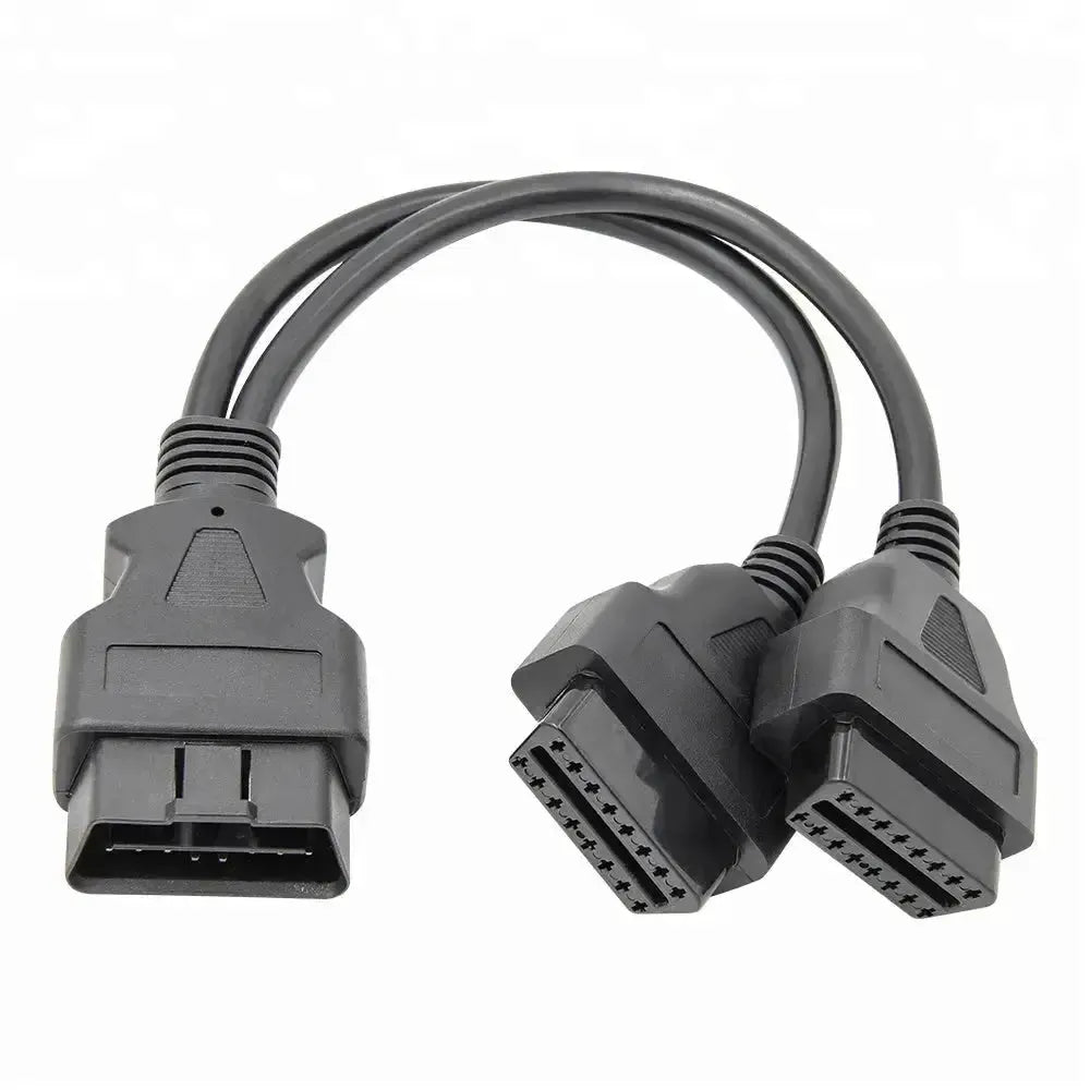 Cavo prolunga splitter universale OBD2 a 16 pin 2 pezzi (30 cm)