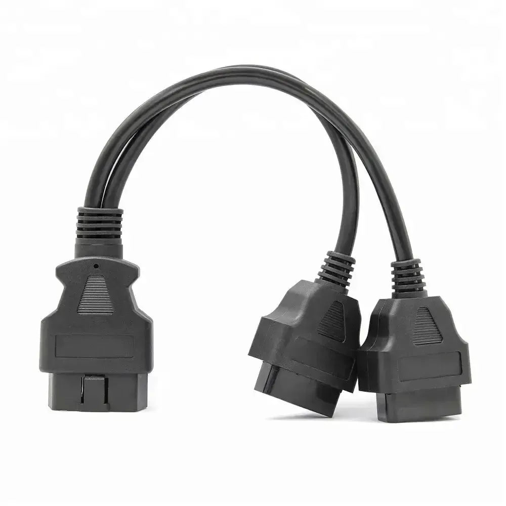 Cavo prolunga splitter universale OBD2 a 16 pin 2 pezzi (30 cm)