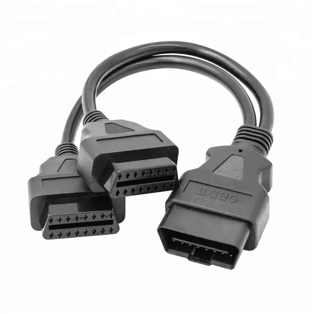 Cavo prolunga splitter universale OBD2 a 16 pin 2 pezzi (30 cm)