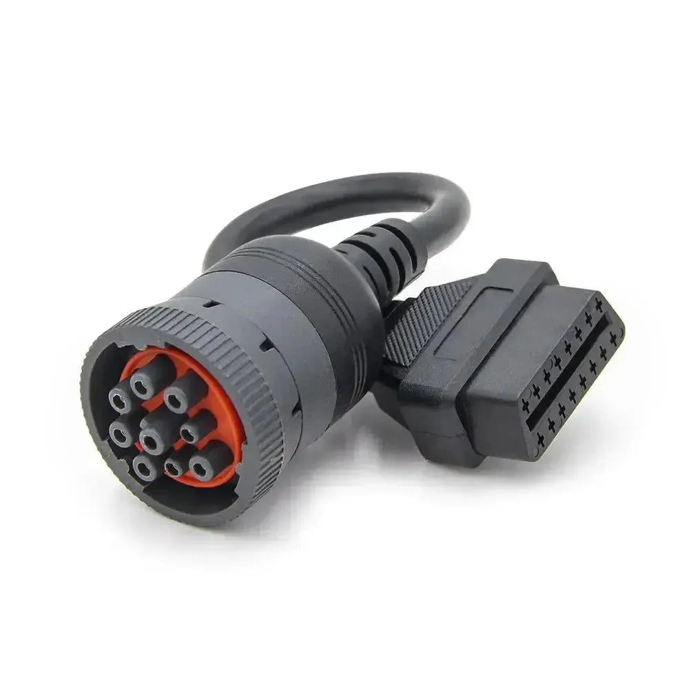 Cavo adattatore universale da 9 pin J1939 a 16 pin OBD2 – Veicoli commerciali e da lavoro