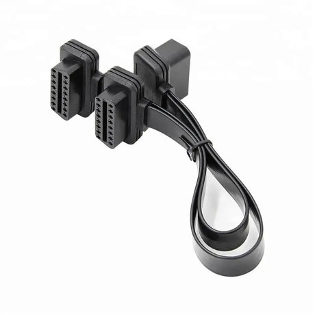 Universale Full 16-pin OBD2 Cavo di prolunga e splitter piatto 2 pezzi (30 cm)